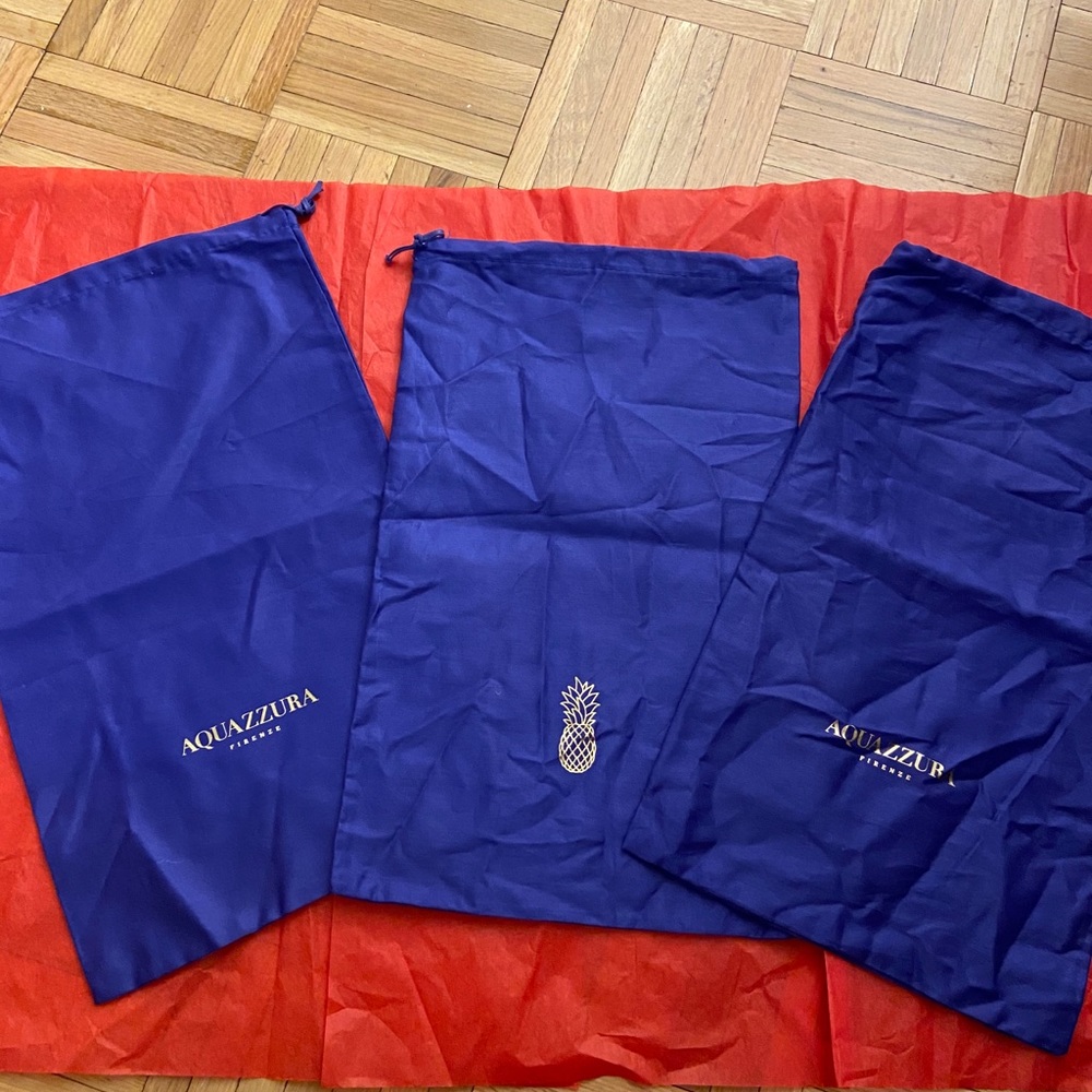 3 Aquazzura Dust bags